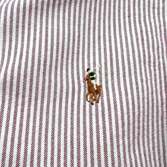 Ralph Lauren Mens Size Large Custom Fit Long Sleeve Shirts Lot Of 2 Flesh Pony - Picture 5 of 14